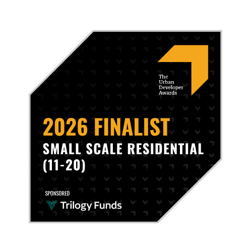 2026 Finalist — Development of the Year, Small Scale Residential (11-20), The Urban Developer Awards